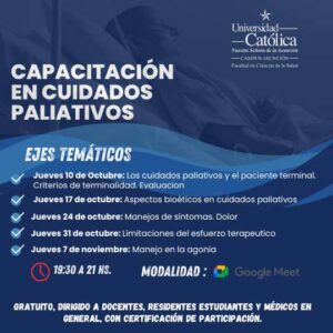 Capacitación en cuidados paliativos